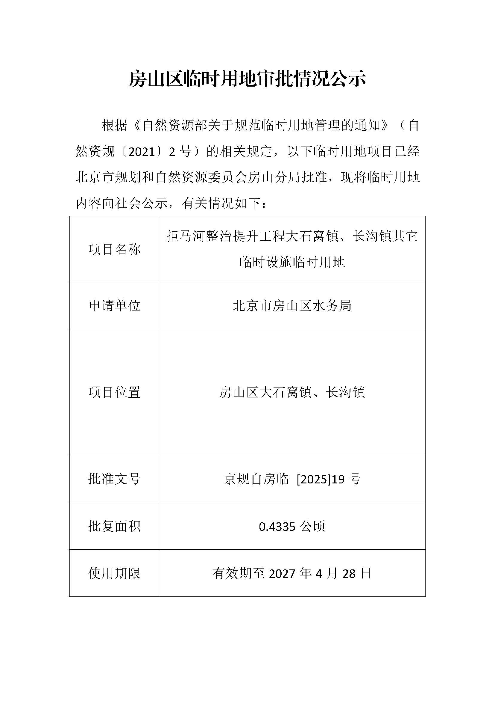 临时用审批情况公示-拒马河整治提升工程大石窝镇、长沟镇其它临时设施临时用地.jpg