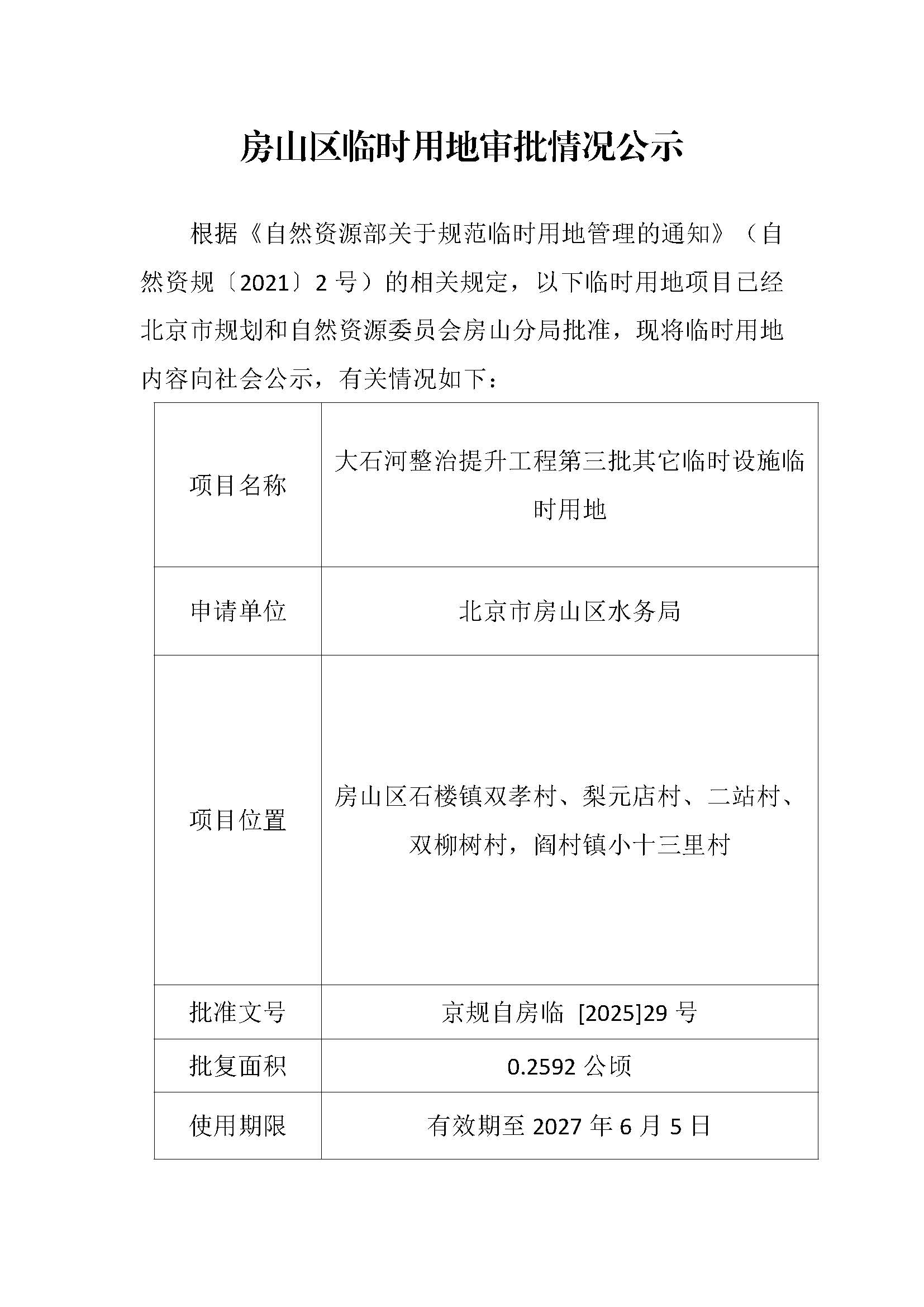 临时用审批情况公示-大石河整治提升工程第三批其它临时设施的临时用地.jpg